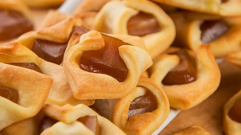 Pañuelitos de dulce con masa de empanada: ideales para endulzar la tarde