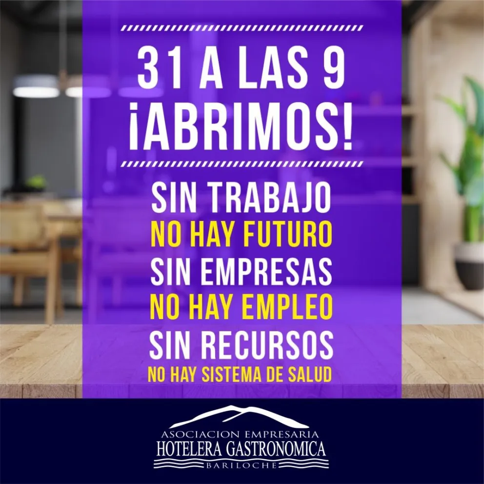 “Abrimos el 31M a las 9” es la demanda impulsada por hoteles y restaurantes