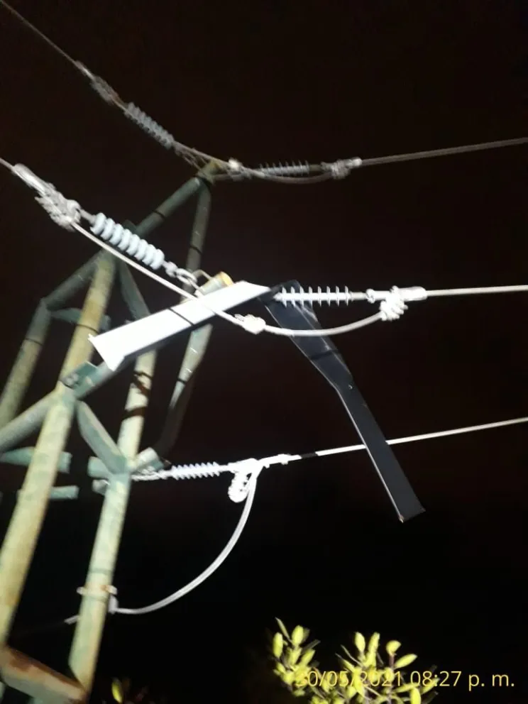 Una chapa provocó el corte de energía eléctrica en el Oeste 