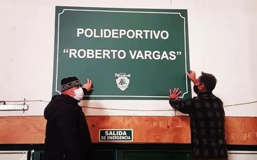 El gimnasio de Pehuenes llevará el nombre de “Roberto Vargas”