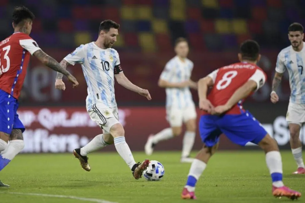 Con gol de Messi, Argentina empató 1 a 1 contra Chile 