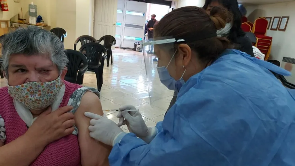 Una iglesia cristiana se convirtió en vacunatorio