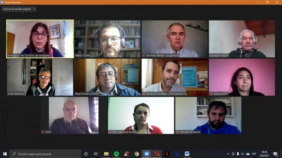 Reunión de trabajo entre el Parque Nacional Lanín, Nahuel Huapi y la ministra de Turismo de Neuquén