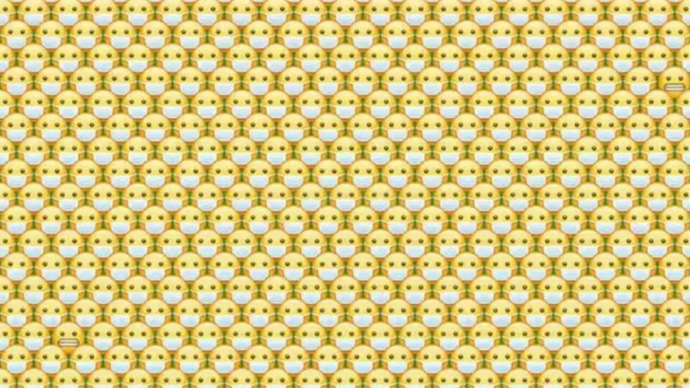 Reto viral: encontrá los emojis que no usan barbijo en 15 segundos