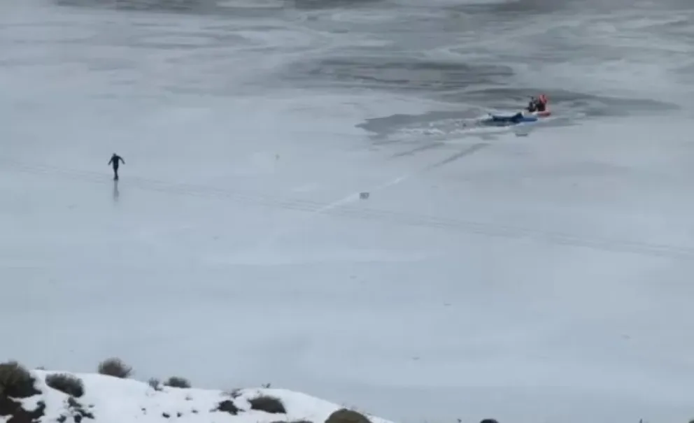 Dos nenes de 10 años murieron ahogados en las aguas congeladas de un dique