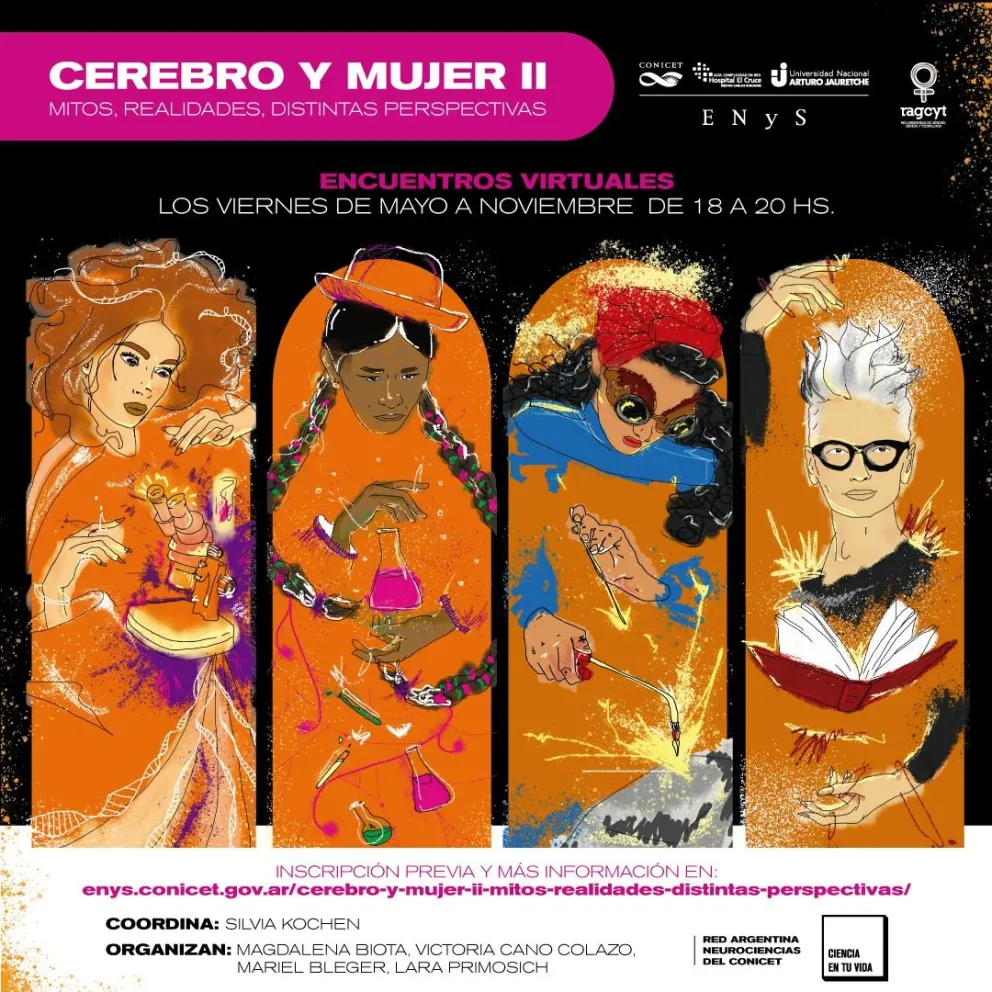 Dos barilochenses en el ciclo Cerebro y Mujer II