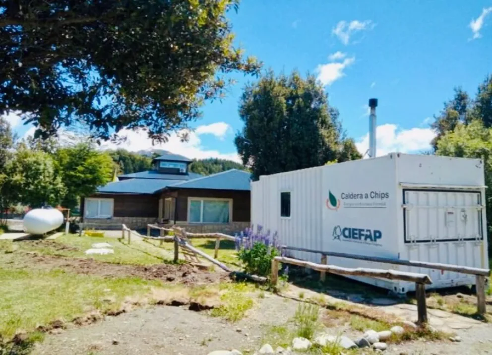 La Central Operativa del SPLIF se calefacciona ahora con residuos forestales 