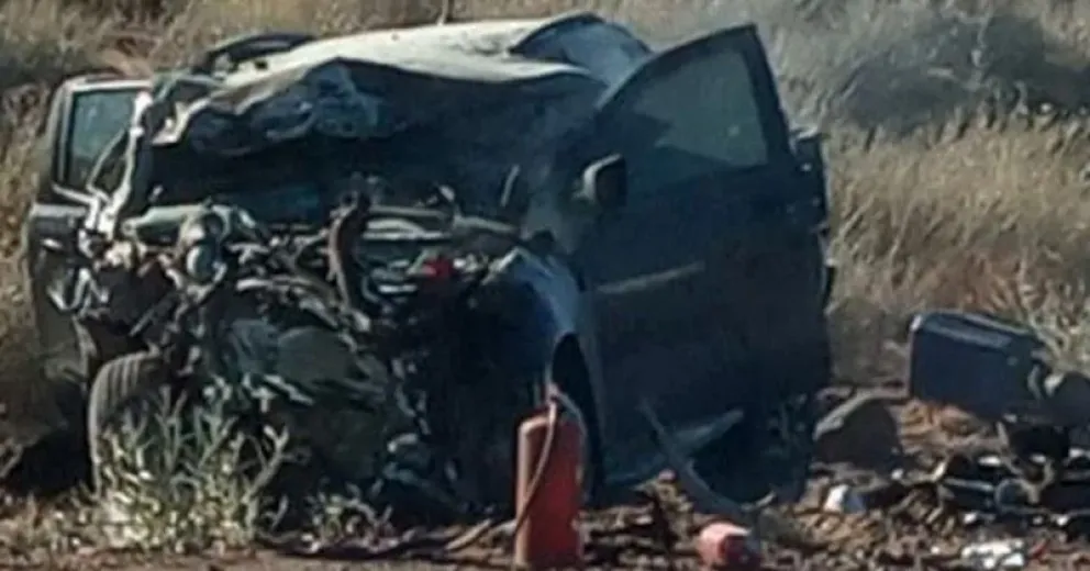 Impactante choque en la Ruta Nacional 237: hay tres heridos de gravedad