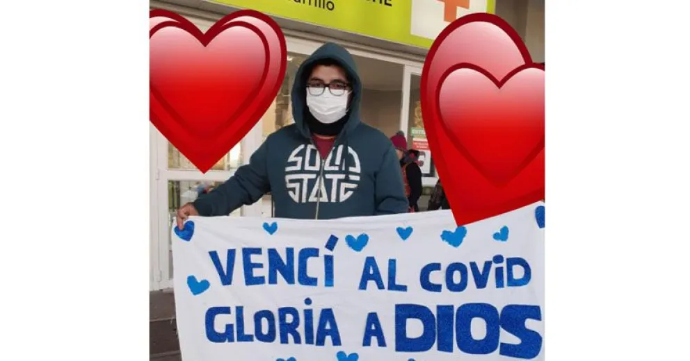 Luego de 15 días muy duros Lauti fue dado de alta de COVID