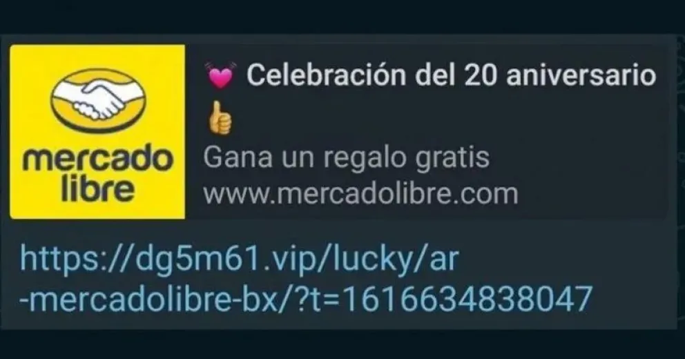 Atención: “regalo gratis” que circula en Whatsapp es una estafa para robar datos  