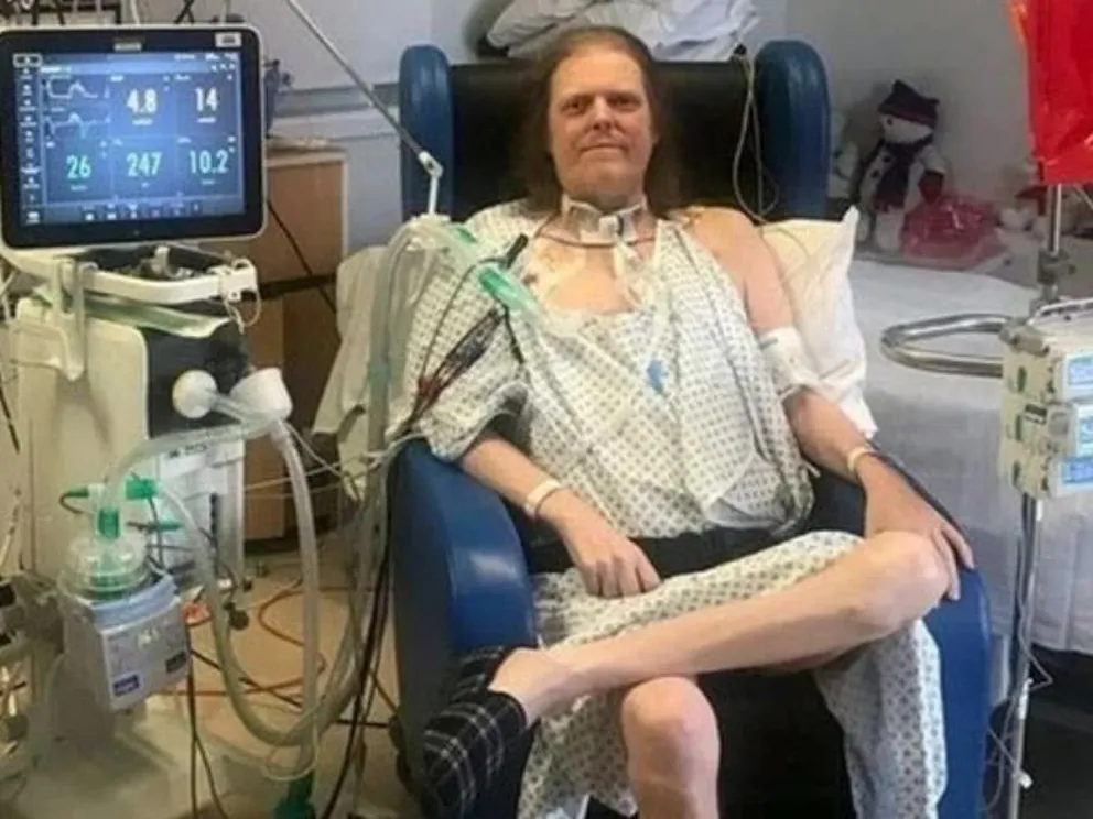 Murió el hombre que luchó 14 meses contra el Covid: “Ya no podía vivir así”