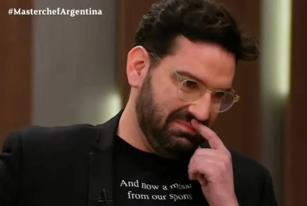 La eliminación de una participante de Masterchef hizo llorar a Damián Betular