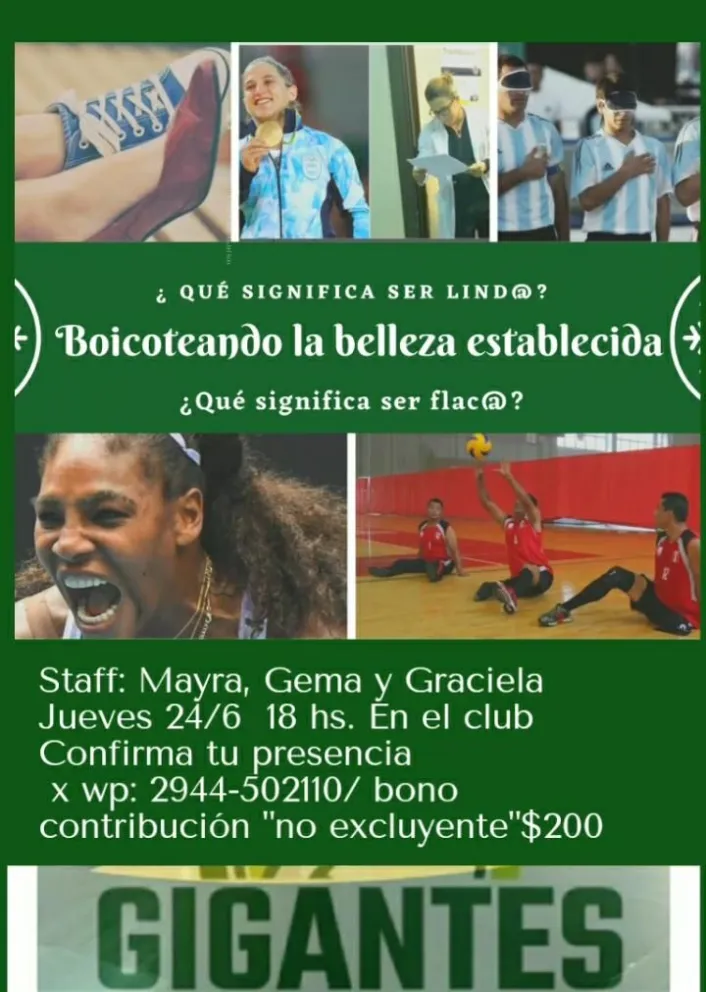 Gigantes invita a un ciclo de charlas 