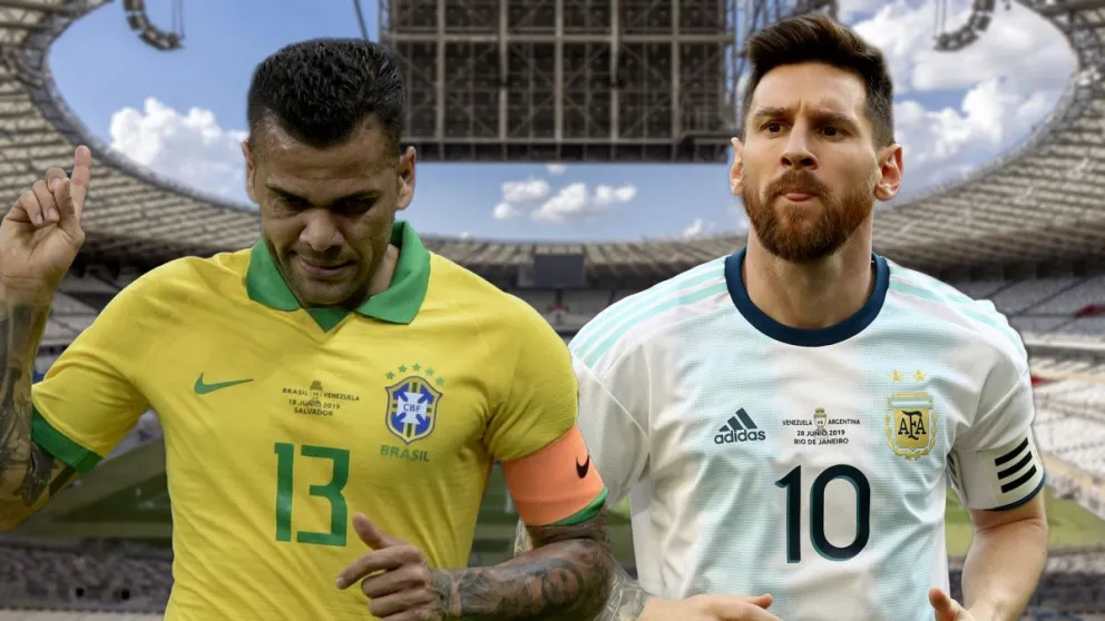 Copa América: ¿cuándo se cruzarían Argentina y Brasil?