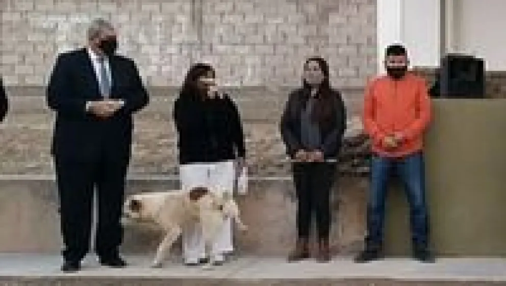 Insólito: perro se coló en un acto y le hizo pis a una intendenta jujeña