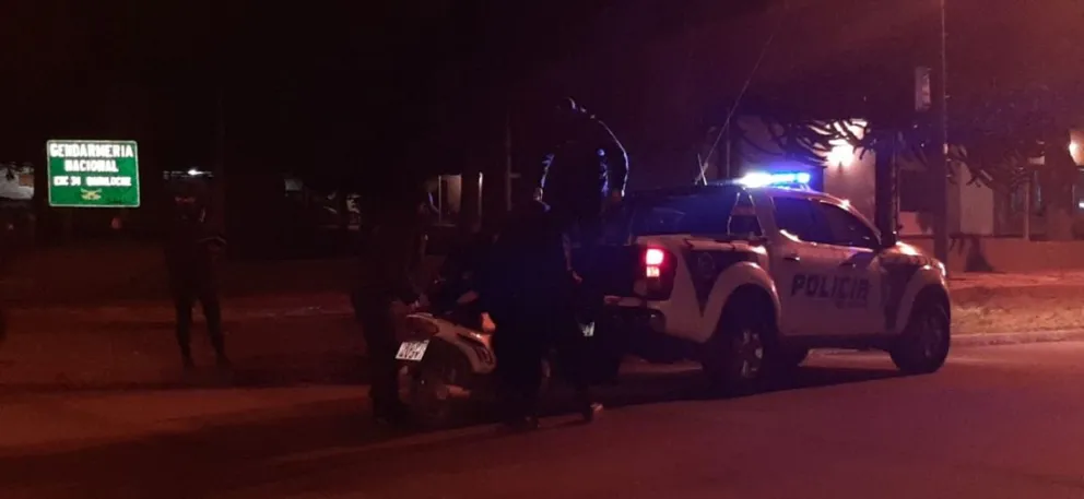 Una trabajadora de delivery se cayó y fue trasladada al hospital