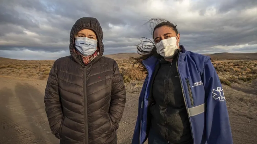 El "trabajo hormiga" para vacunar en Pilcaniyeu