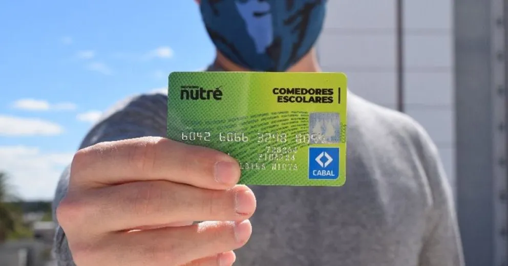 Desde este jueves estarán acreditadas las tarjetas Nutre - Comedores Escolares
