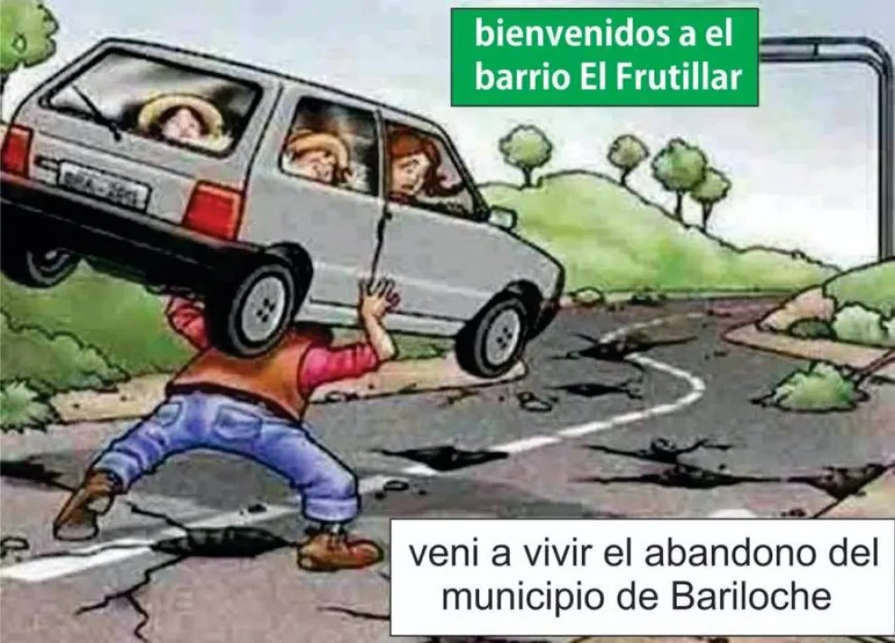 El estado de las calles no es un chiste, pero…