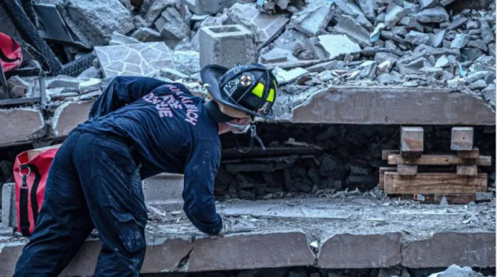 Miami: Un rescatista encontró el cuerpo de su hija entre los escombros