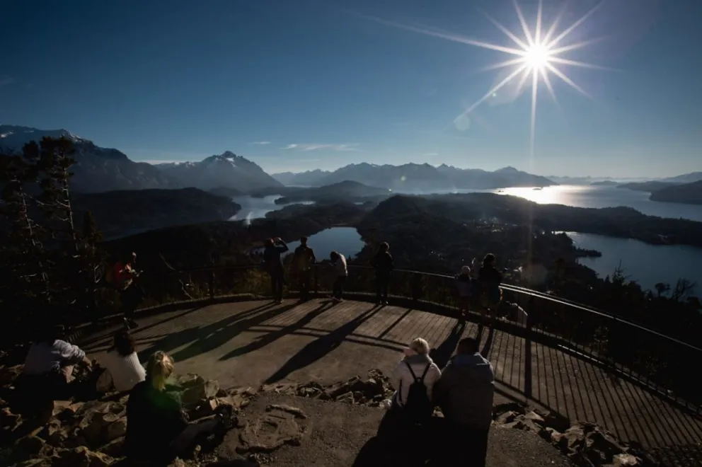 Domingo frío pero soleadísimo en Bariloche 