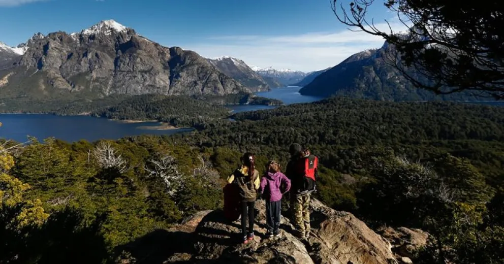 Domingo fresco pero soleado en Bariloche 