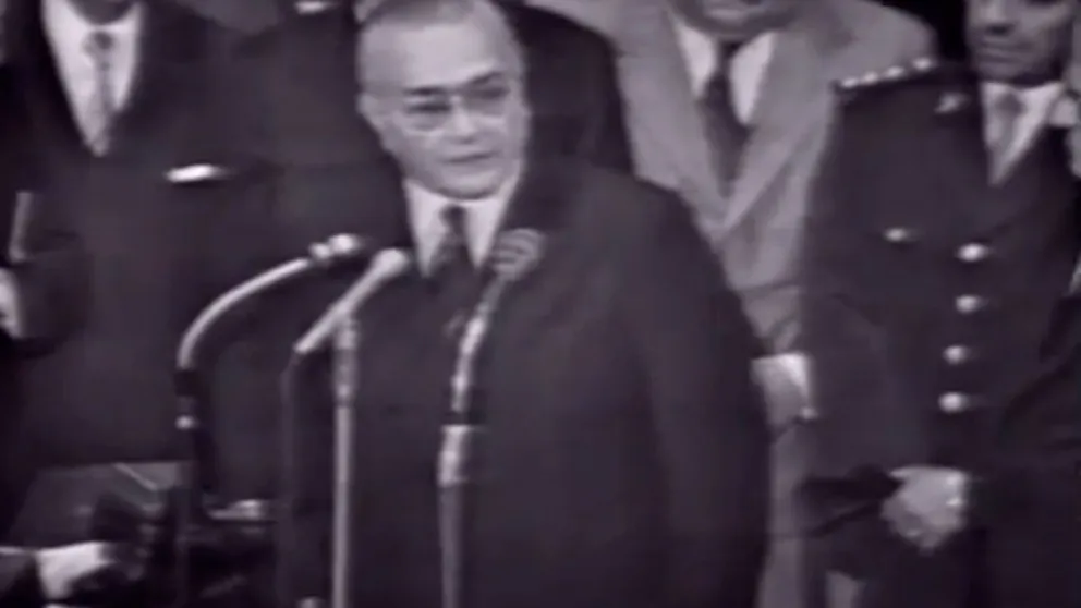 El discurso completo de Balbín al morir Perón