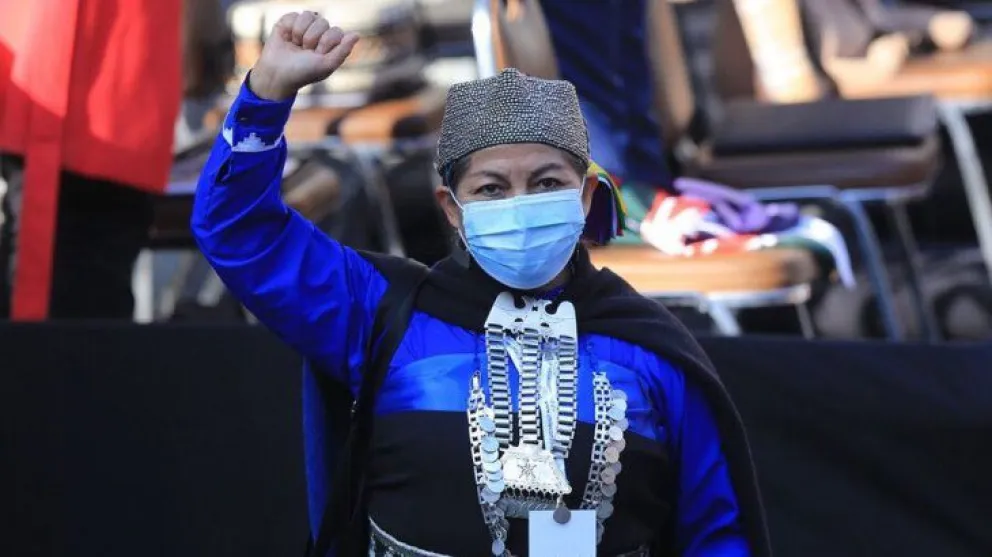 Cuatro años atrás, Elisa Loncón estuvo en Bariloche