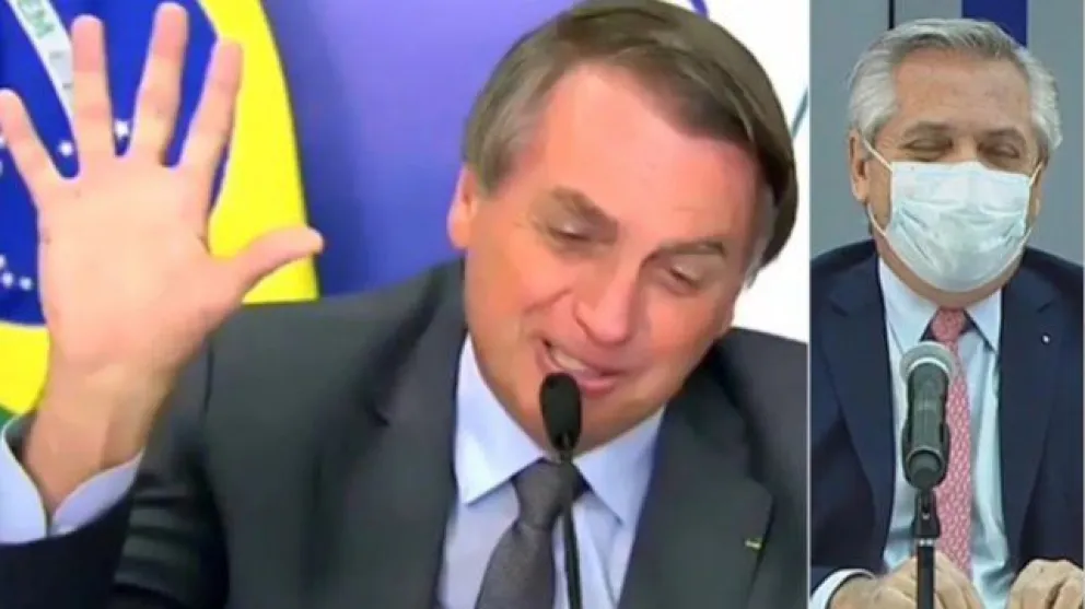 Bolsonaro chicaneó a Alberto Fernández por la final: "Les vamos a ganar 5 a 0"