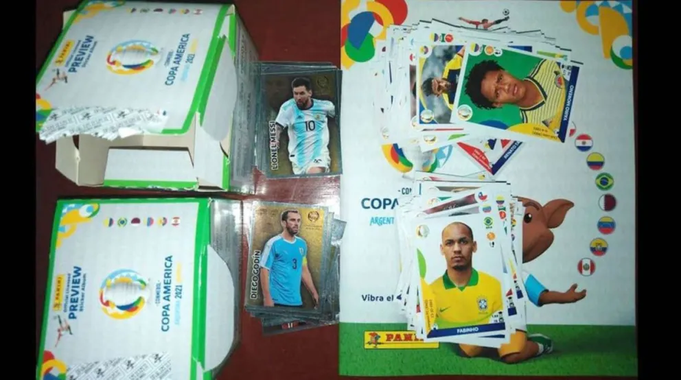 Un adolescente se escapó de un kiosco con $6.000 en figuritas y el álbum de la Copa América