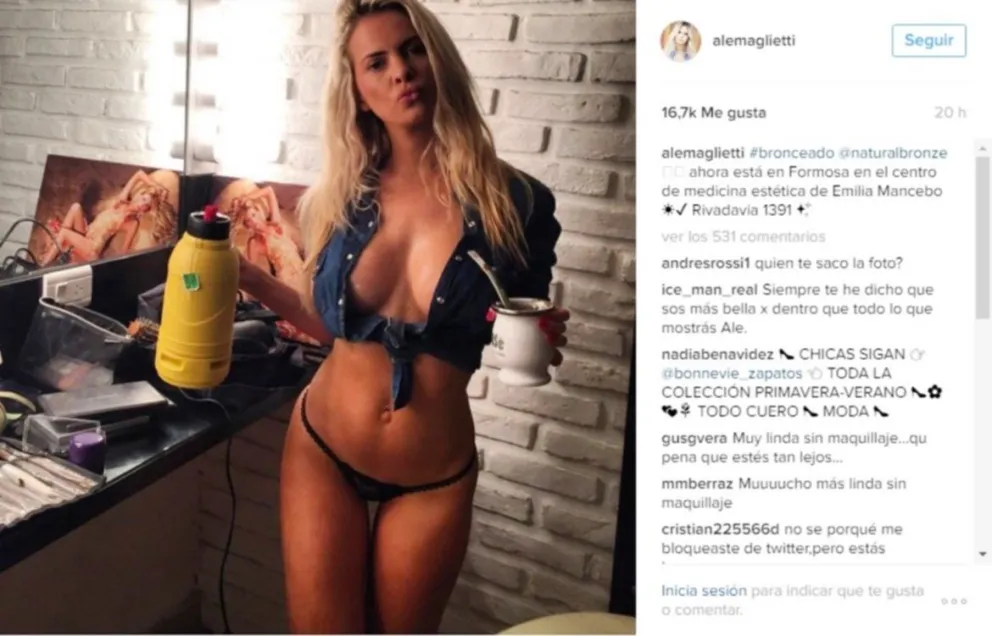 En llamas: Alejandra Maglietti realizó un baile muy sexy en las redes