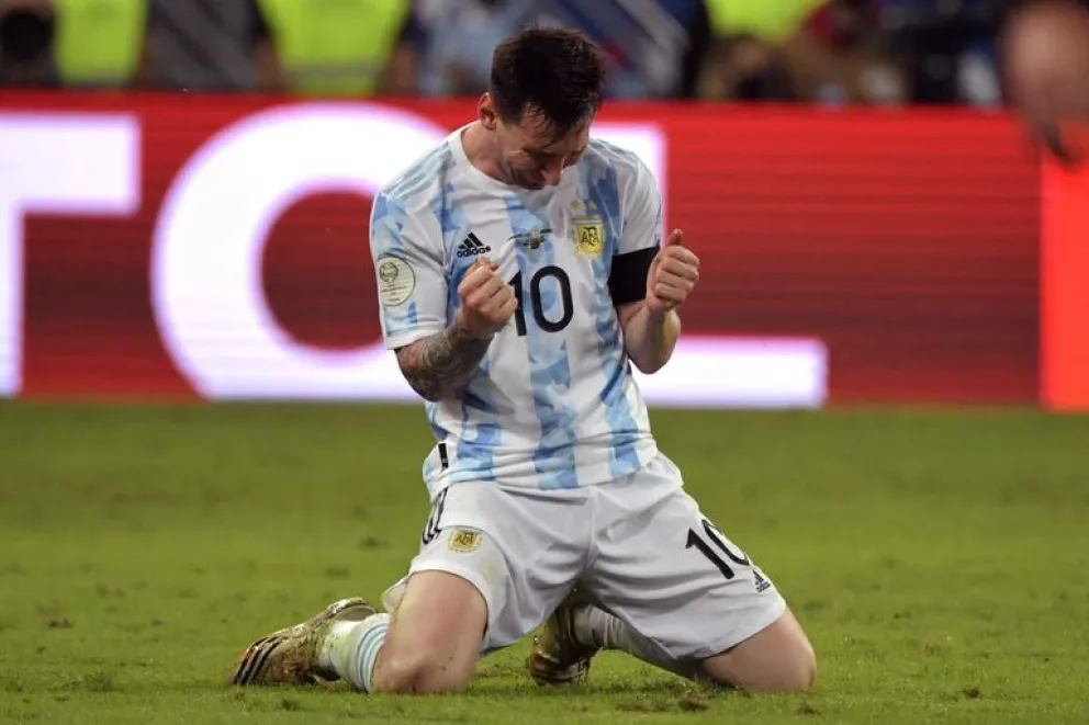 "Gracias Dios por todo lo que me diste" el emotivo mensaje de Messi post festejo