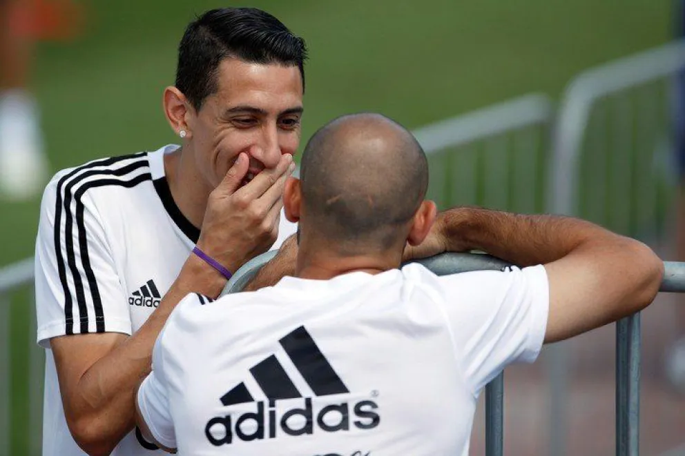 ¿Premonición de Mascherano? Mirá lo que le dijo a Di María antes de la final