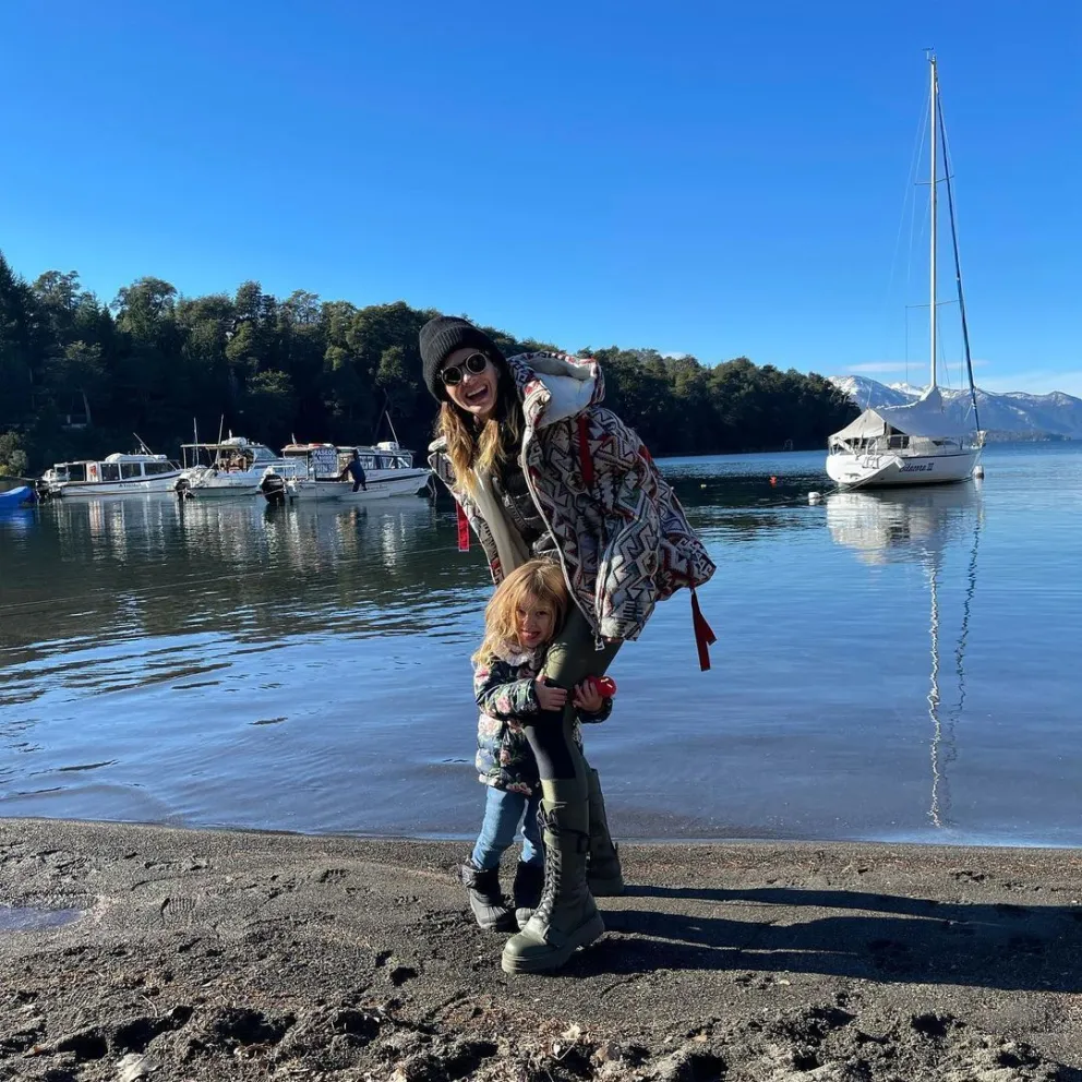 La China Suárez se tomó unos días de descanso en Villa La Angostura