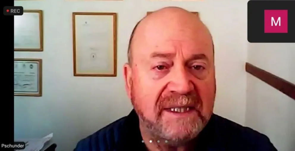 Imagen del abogado de una audiencia virtual / Foto de archivo.