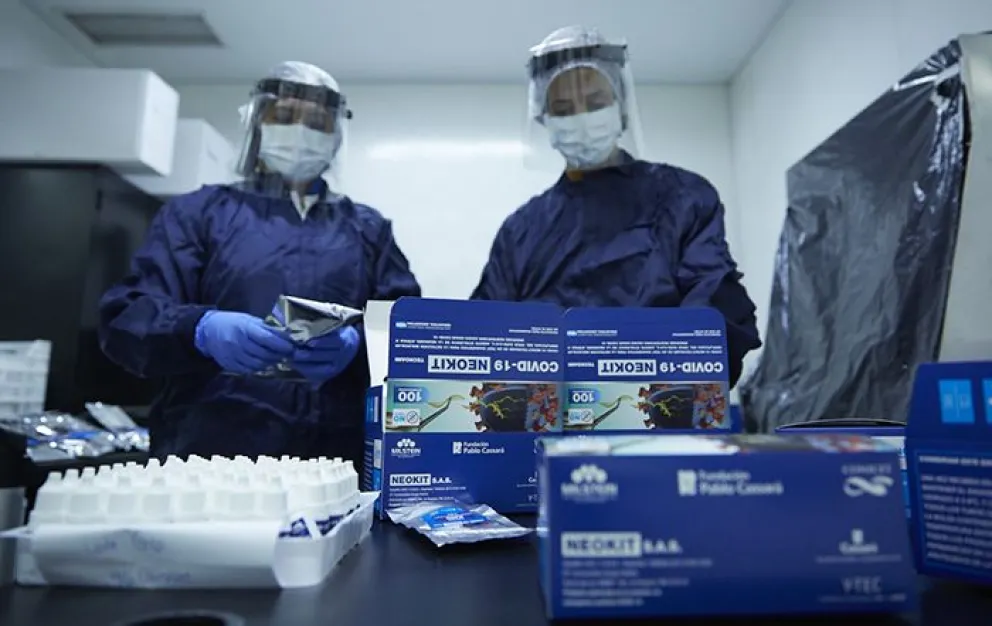 Escalarán la producción de un test de diagnóstico rápido para COVID-19