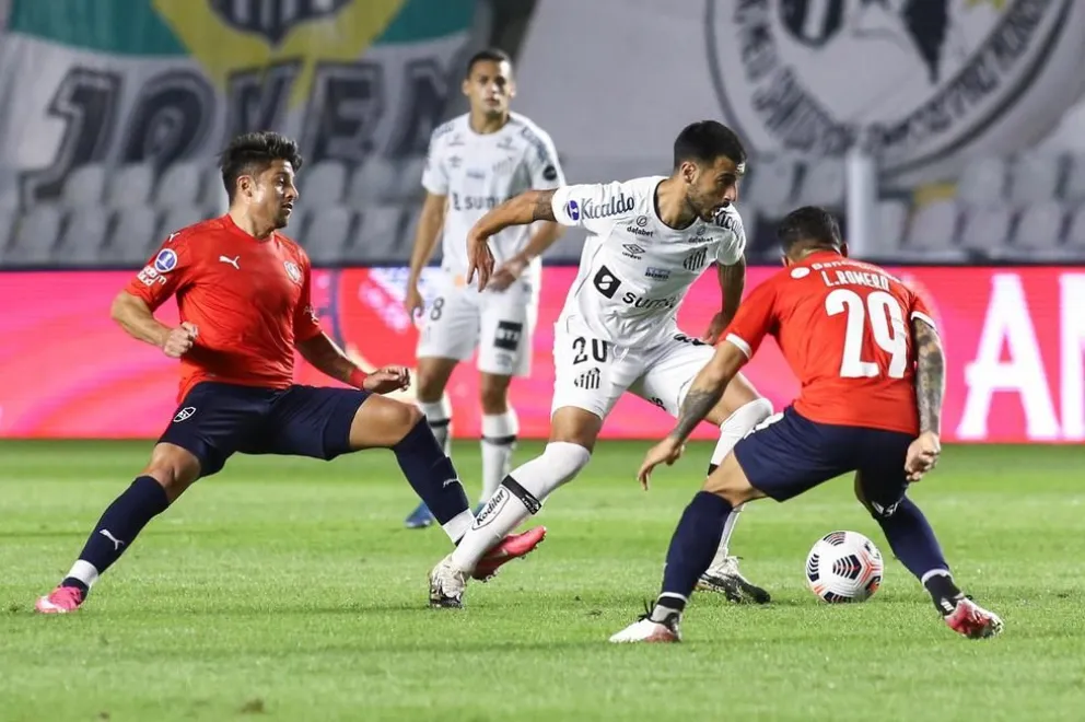 Copa Sudamericana: Independiente cayó ante Santos por 1 a 0 por los octavos de final