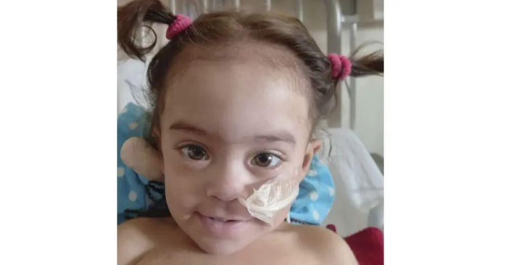 A un mes del trasplante Pía se sigue recuperando