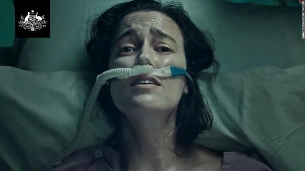 Este es el impactante anuncio sobre el covid-19 que causa polémica en Australia