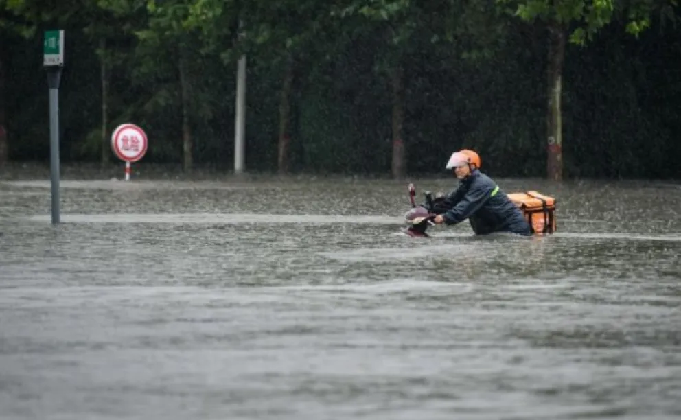 Impactantes imágenes de las inundaciones en China tras históricas lluvias