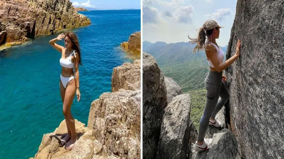 Se hizo famosa posando en precipicios y murió al caer durante una excursión